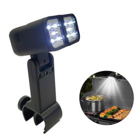 Portable BBQ Grill Light LED Lights Flashlight Lighting Lamp with Handle Mount Clip for Barbecue Grilling Outdoor Accessory