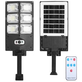 Solar Powered Wall Light 252 LED Beads PIR Motion Sensor Lamp Outdoor IP65 Waterproof with Remote Control for Garage Front Door Garden Pathway