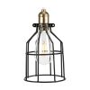 Porch Hallway E26 E27 Retro Metal Bulb Guard Lamp Cage