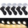 5pcs Warm White LED Deck Lights