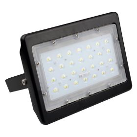 LED Flood Light | 30Watt | 3819Lm | 5000K | Yoke Mount | UL & DLC Listed | Black housing | Landscaping Light