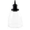 Black Pendant Lighting for Kitchen Island Modern Glass Shade Pendant Light