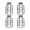 Porch Hallway E26 E27 Retro Metal Bulb Guard Lamp Cage