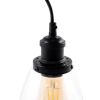 Black Pendant Lighting for Kitchen Island Modern Glass Shade Pendant Light