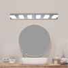 Modern 6-Light Chrome LED Vanity Mirror Light Fixture For Bathrooms And Makeup Tables