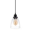 Black Pendant Lighting for Kitchen Island Modern Glass Shade Pendant Light