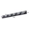 LED Modern Black 6-Light Vanity Lights Fixtures Over Mirror Bath Wall Lighting