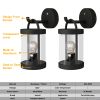 Wall Light Dusk to Dawn Sensor Outdoor Wall Lantern with E26 Bulb