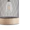 Orion Natural Rope and Metal Mesh Cylinder Pendant