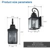 Large Outdoor Wall Lamps With Glass