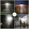 Solar Wall Lights 120 LEDs Flood Lights Outdoor 120° Motion Sensor Lamps 180 Degree Illumination IP65 Waterproof