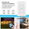 Smart WiFi Light Switch Touch In Wall Remote Controller For Alexa Google Home IFTTT