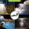 Solar Wall Lights Outdoor 16LEDs Stair Lamps 120° Motion Sensor 180°Lighting Garden Lights IP65 Waterproof Night Lamps