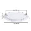 9W LED Ceiling Light Round Warm White