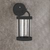 Dusk to Dawn Sensor Outdoor Wall Lights;  Aluminum Exterior;  Fixture Wall Sconce