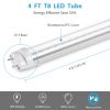 18W T8 LED Fluorescent Tube Light lamp 6500K 4FT LED Tube Clear