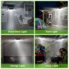 Wall Solar Powered Lights Outdoor 102 LEDs IP65 Waterproof Solar Lamps