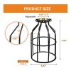 Porch Hallway E26 E27 Retro Metal Bulb Guard Lamp Cage