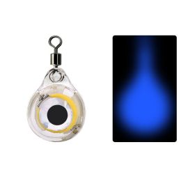 Small Fisheye Octopus Mini Underwater Fish Lure Lamp Set Fish Lamp (Color: Blue)