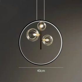 Modern Bubble Chandelier For Staircase Bedroom (Option: 3heads-Trichromatic light)