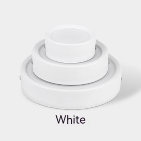 Punch Free Round Hole Lamp Hole Lamp (Option: 5W White-White 6500K)