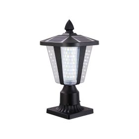 Solar Column Headlights With Dimmable LED (Color: as Pic)