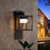 Inowel Outdoor Motion Sensor Wall Light - 650lm GX53 LED Bulb - Modern Wall Sconce - Waterproof