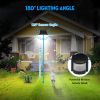 Solar Lights 1000lm Wall Lights Solar Flood Lights with Light Sensitivity 120 Degree Motion Sensor IP65 Waterproof